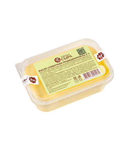 Butter «Peasant» in a container 